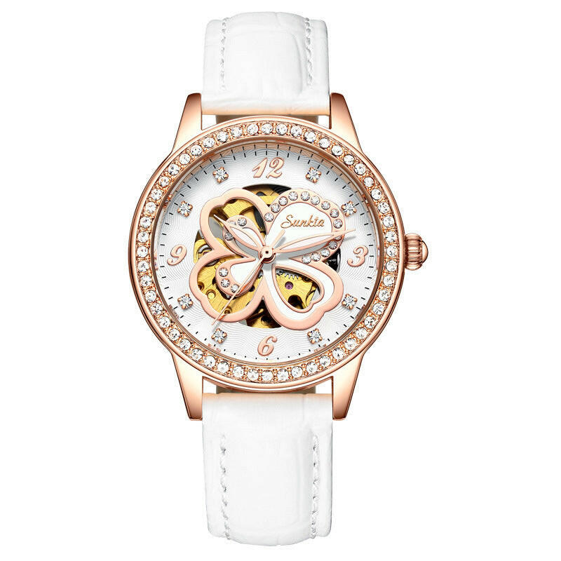 Sunkta Fashion Women's Waterproof Quartz Watch - Elegant and Timeless Design.