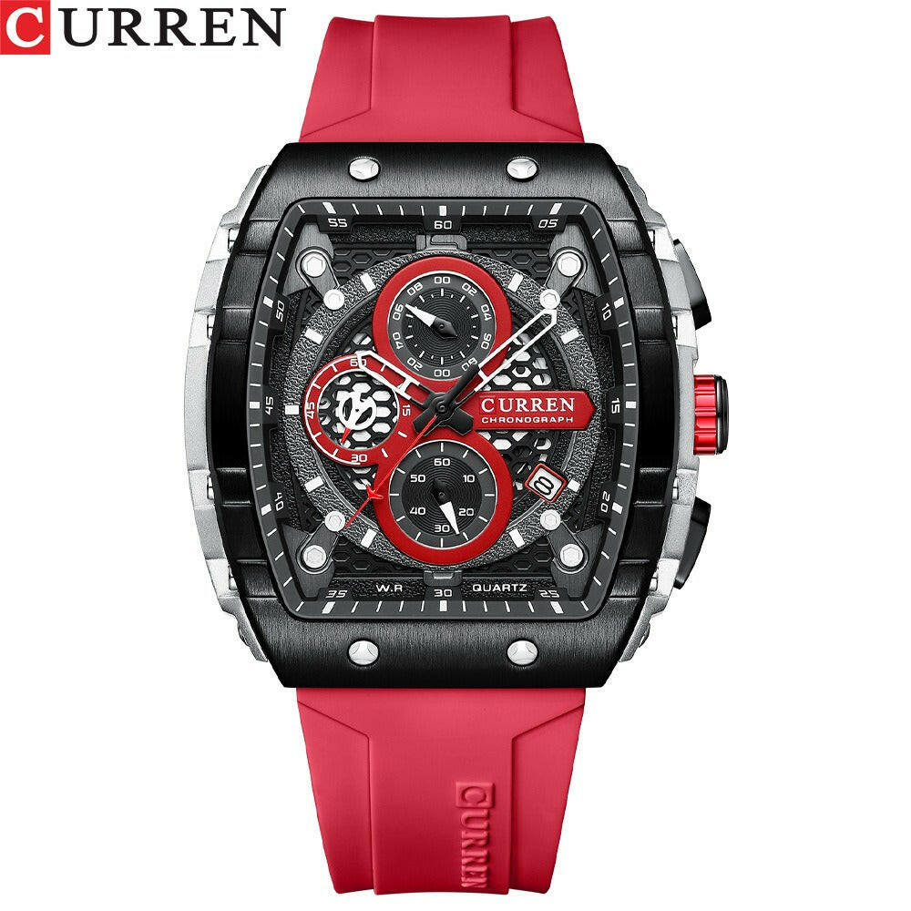 CURREN 8442 Men’s Waterproof Multifunctional Watch.