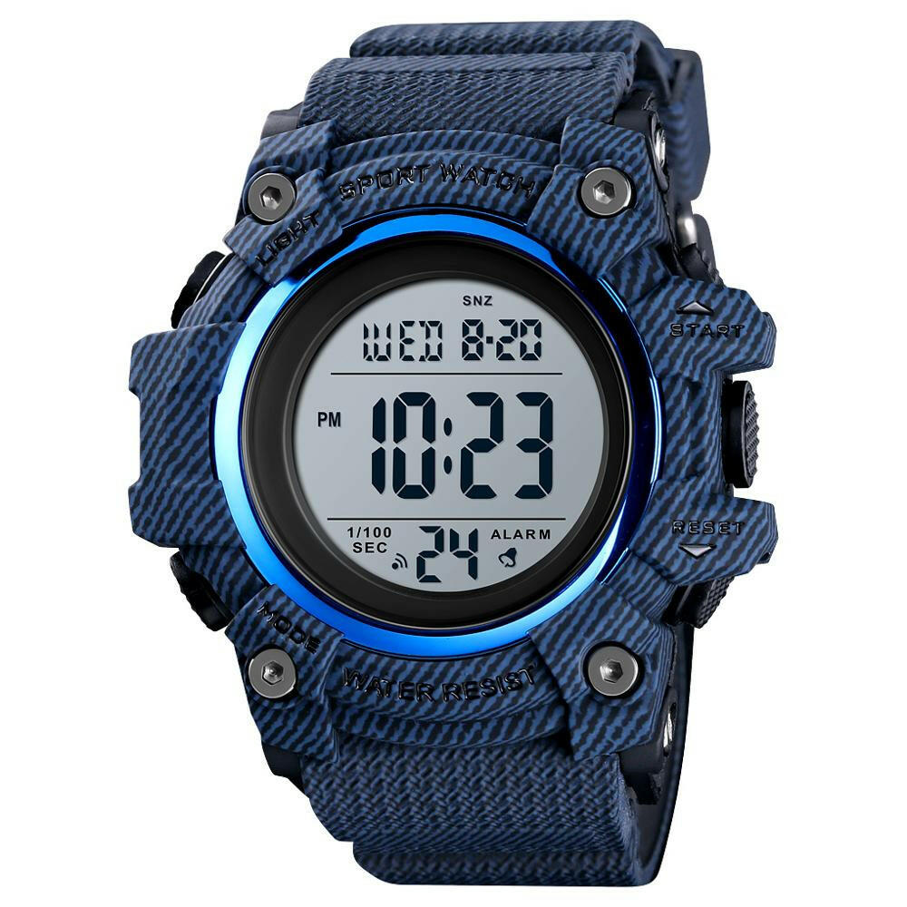 SKMEI  1552 Fashion Men Sport Watch Luxury Watches Stopwatch Countdown Digital Watch 50Bar Waterproof Military Watch Clock For Mens.