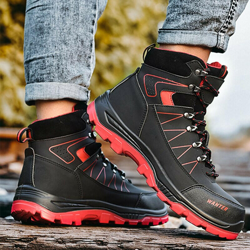 Men’s Winter Steel Toe Safety Boots – Durable & Protective Work Shoes.