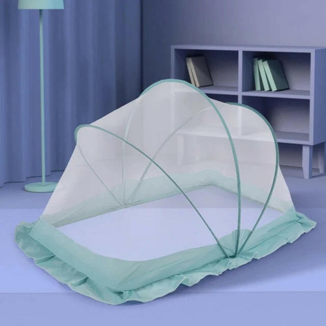 Crib Mosquito Net – Encrypted Children Yurt Portable Foldable Crib Tent.