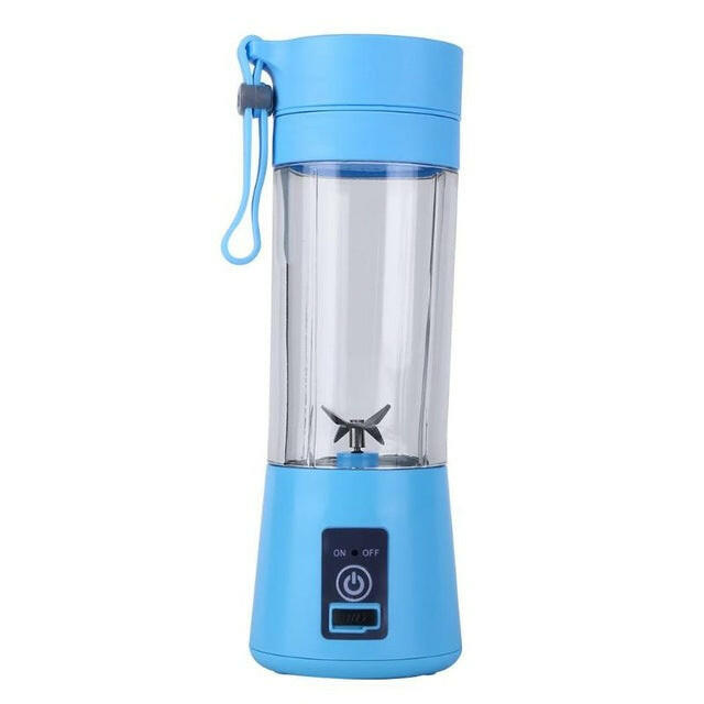 380ML 2/4/6 Blades Handhels Juicer Bottle Portable Mini USB Electric Fruit Citrus Lemon Juicer Blender Squeezer Reamer Machine.