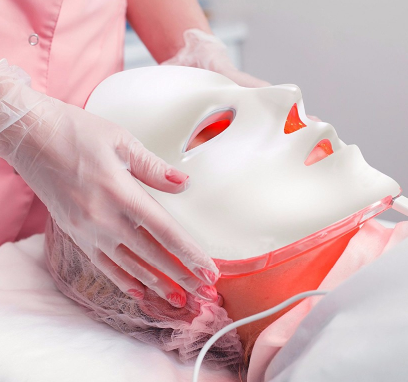 7-Color LED Photon Facial & Neck Mask – Advanced Skin Rejuvenation & Anti-Aging Therapy.