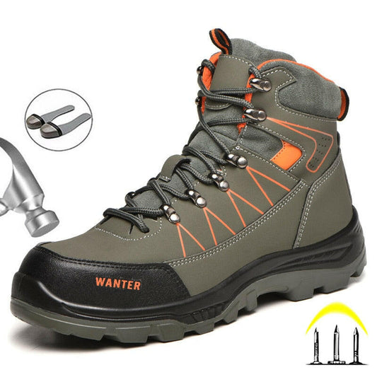 Men’s Winter Steel Toe Safety Boots – Durable & Protective Work Shoes.