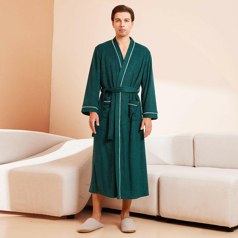 Men's and Women's Towel Fabric Bathrobe.