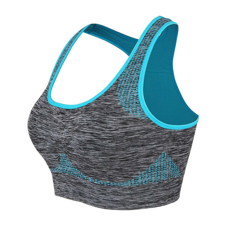 Shockproof Quick Dry Padded Sports Bra - The Ultimate Fitness Companion.