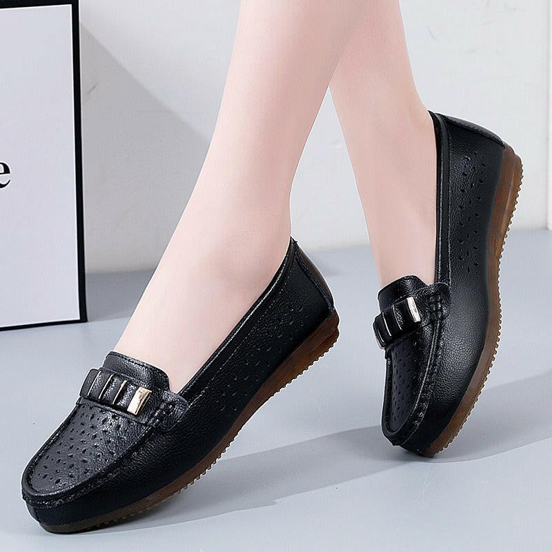 Women’s Korean Leather Flats.