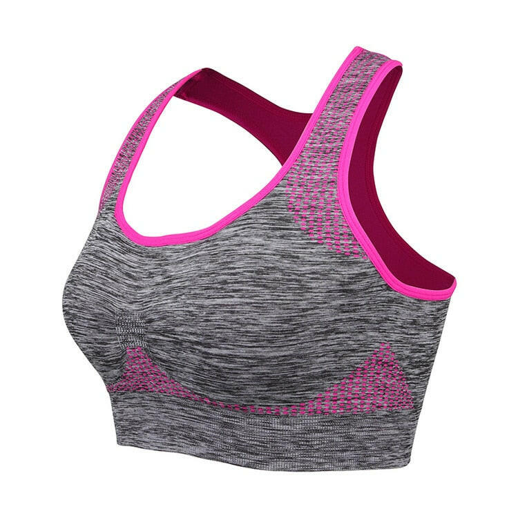 Shockproof Quick Dry Padded Sports Bra - The Ultimate Fitness Companion.