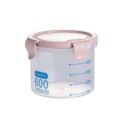 Transparent Plastic Sealed Jar Refrigerator Fresh-Keeping Jar Kitchen Grain Storage Box Food Storage Storage Tank.