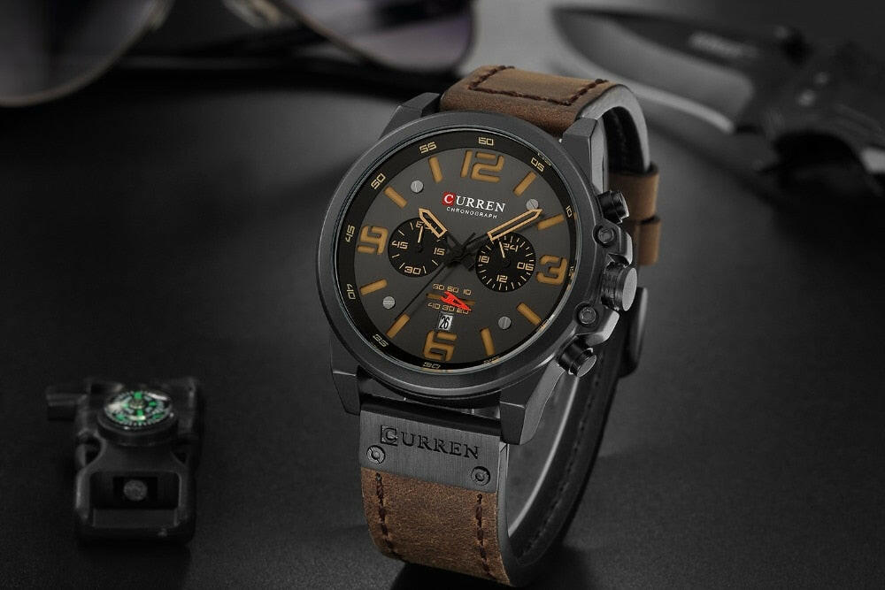 CURREN Men's Luxury Waterproof Sport Wrist Watch.