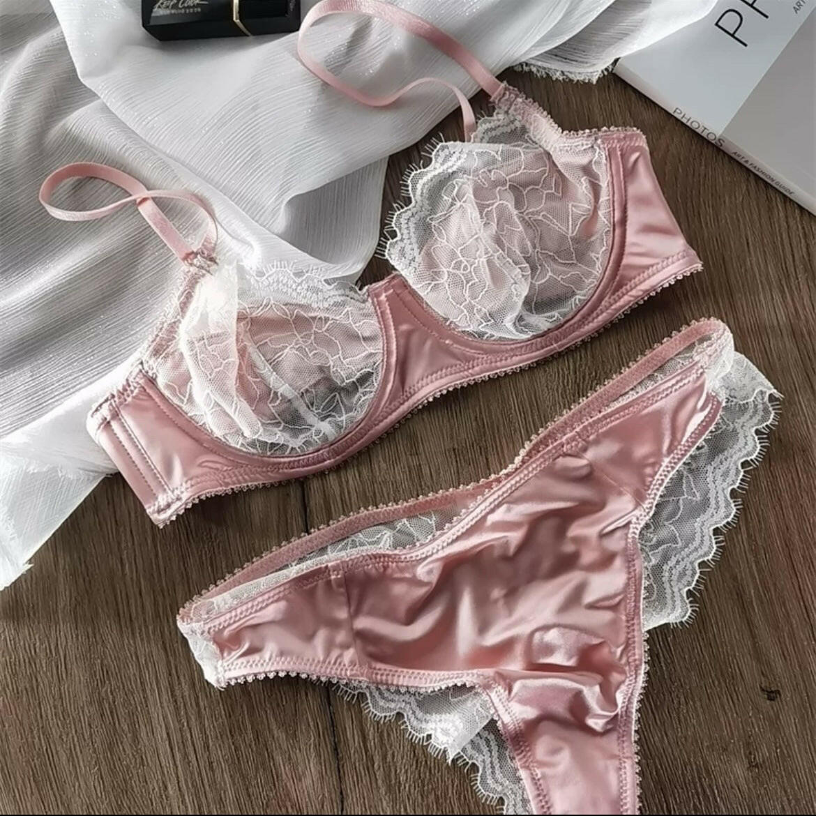 Anti-Convex Point Sexy Pure Desire Lingerie Set..