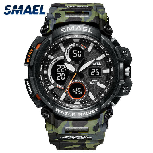 SMAEL 1708B Sport Watches Waterproof Men Watch LED Digital Watch Military Male Clock Relogio Masculino erkek kol saati Men Watch.