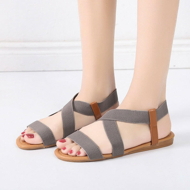 Gladiator Sandals Summer Sandals Women Casual Shoes Female Women Flat Rome Feminina Sandals Soft Bottom Sandalia.