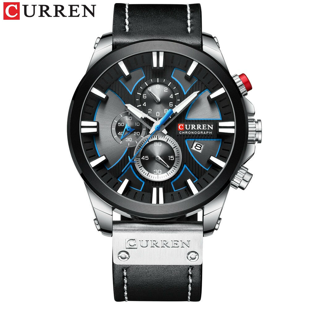 CURREN Chronograph Sport Men's Quartz Watch.