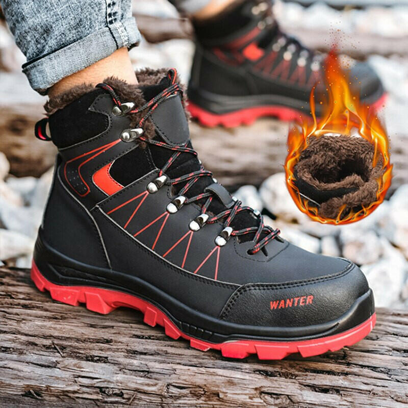 Men’s Winter Steel Toe Safety Boots – Durable & Protective Work Shoes.