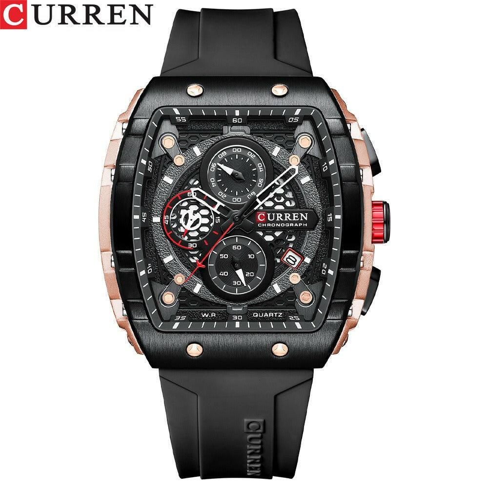 CURREN 8442 Men’s Waterproof Multifunctional Watch.