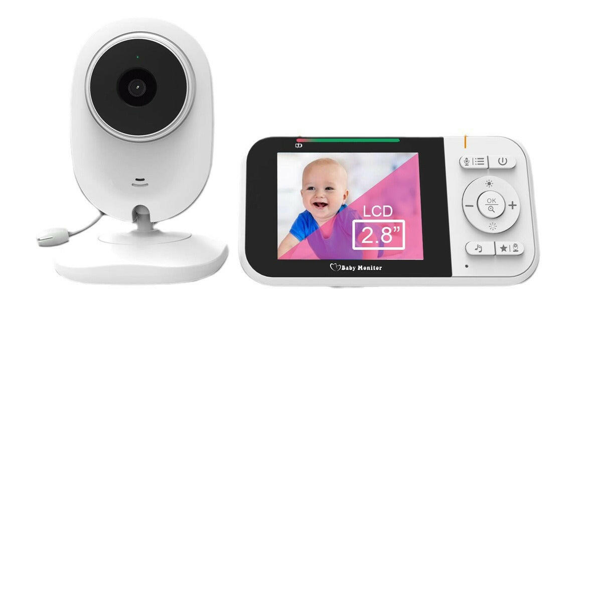 2.8-inch baby monitor monitor, baby monitor monitoring device.