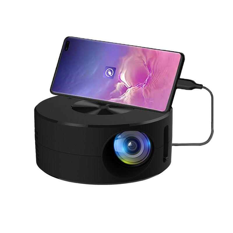 YT200 Home Projector Mini Portable Small Children's Mobile Phone Projection.