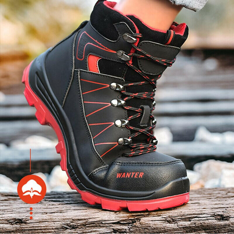 Men’s Winter Steel Toe Safety Boots – Durable & Protective Work Shoes.