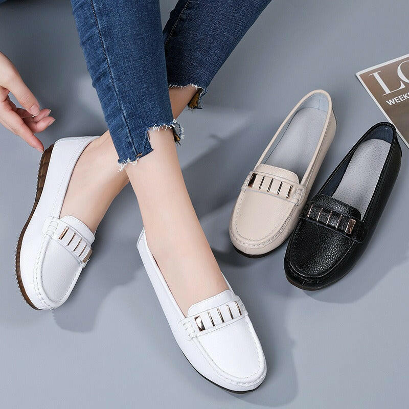 Women’s Korean Leather Flats.