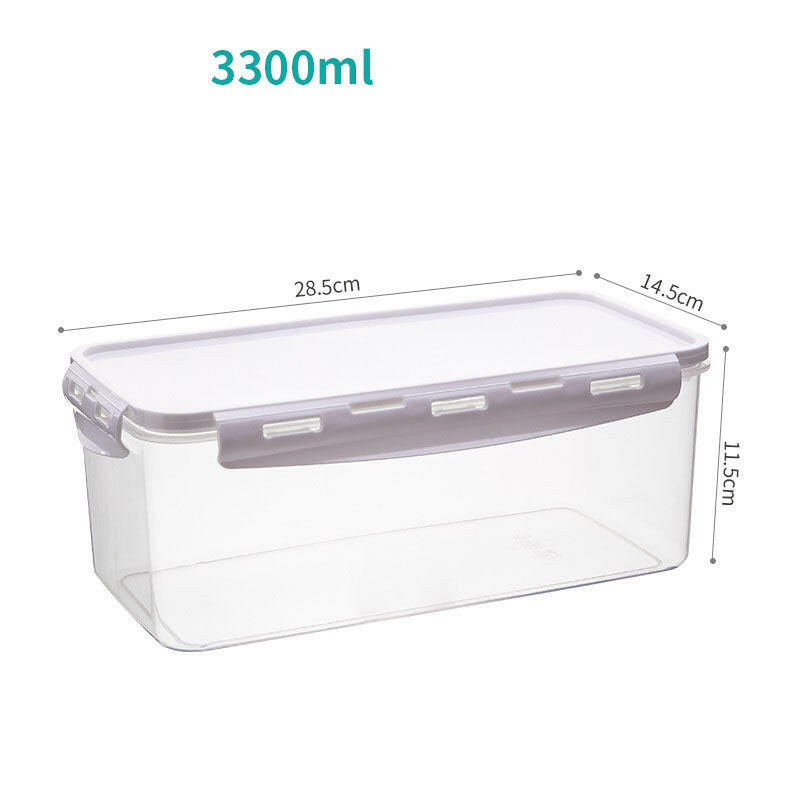 Japanese Style Refrigerator Storage Box Food Freezer Box Kitchen Storage Fresh Keeping Plastic Storage Sealed Box.