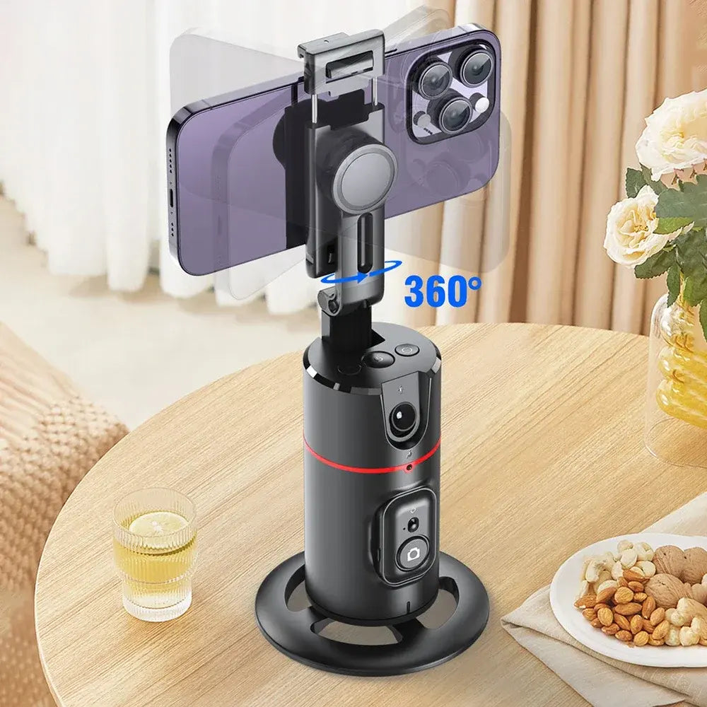 360 Auto Face Tracking Gimbal Auto Tracking Phone Holder Smart Selfie Gimbal Stabilizer with Gesture Control.