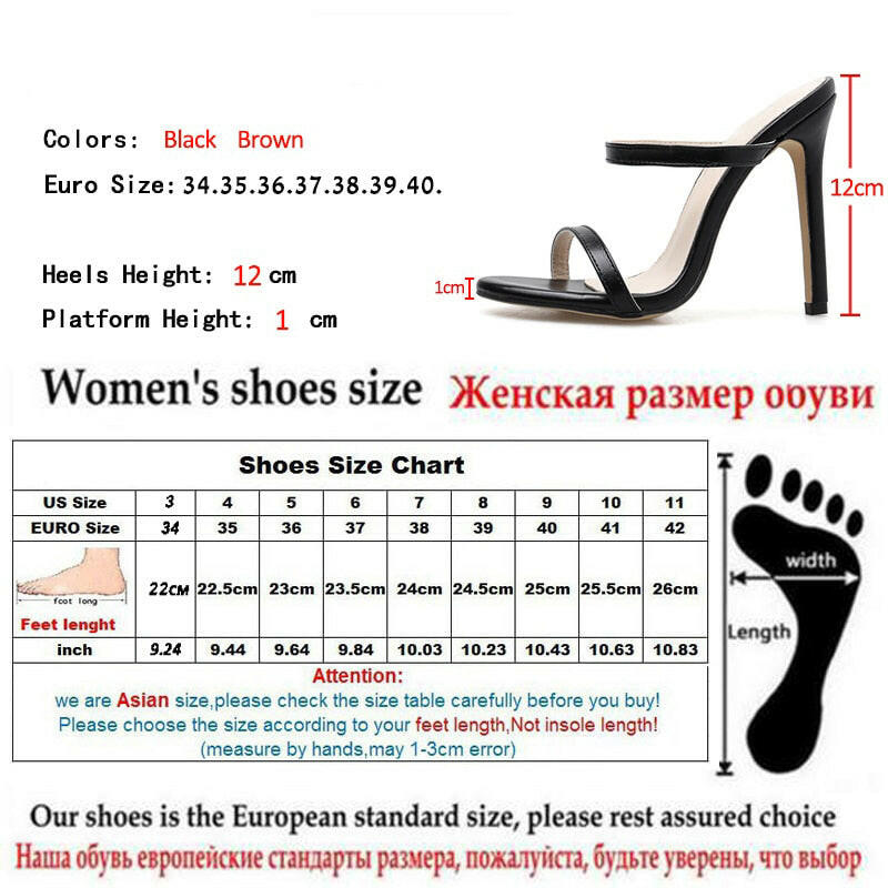 Arrival Gladiator Slippers Sandals Woman Open Toe Rome Black Brown High Heel Shoes Women Shoes.