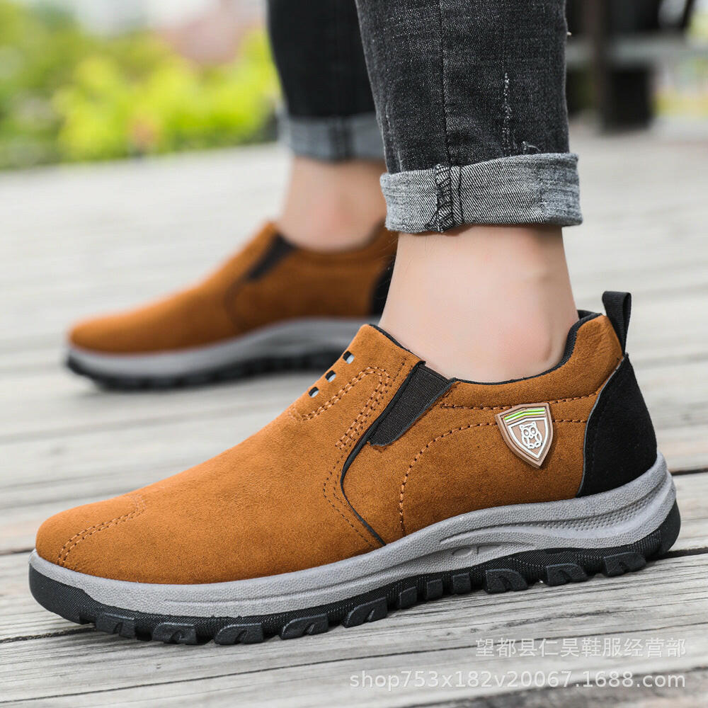 Men's Shoes New Shoes Casual Shoes Fashion Versatile Sports Shoes Running Shoes Leather Shoes.