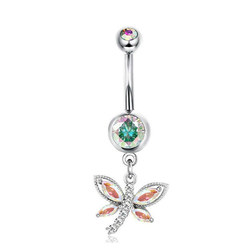 Creative Bat & Bee Navel Ring – Women's Body Piercing Jewelry.