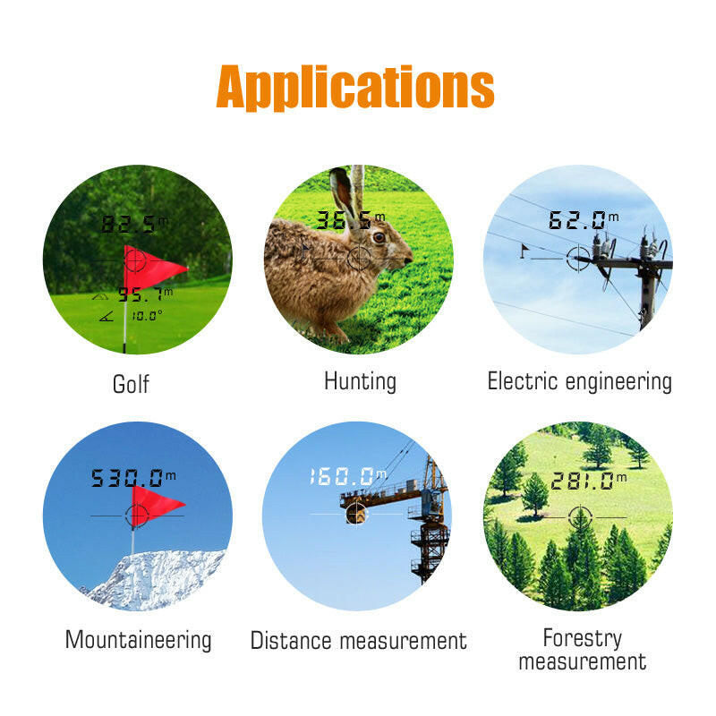 Golf Laser Rangefinder Telescope 600 Meters.