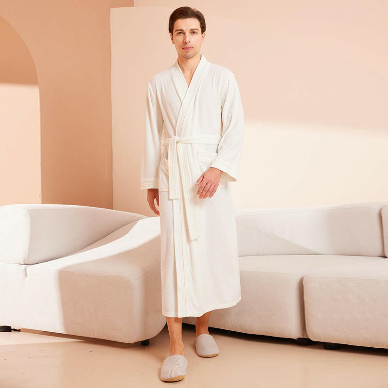 Men's and Women's Towel Fabric Bathrobe.