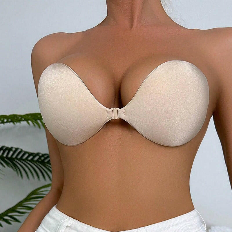 European and American Invisible Seamless Push-Up Bra - Ultimate Comfort and Style.