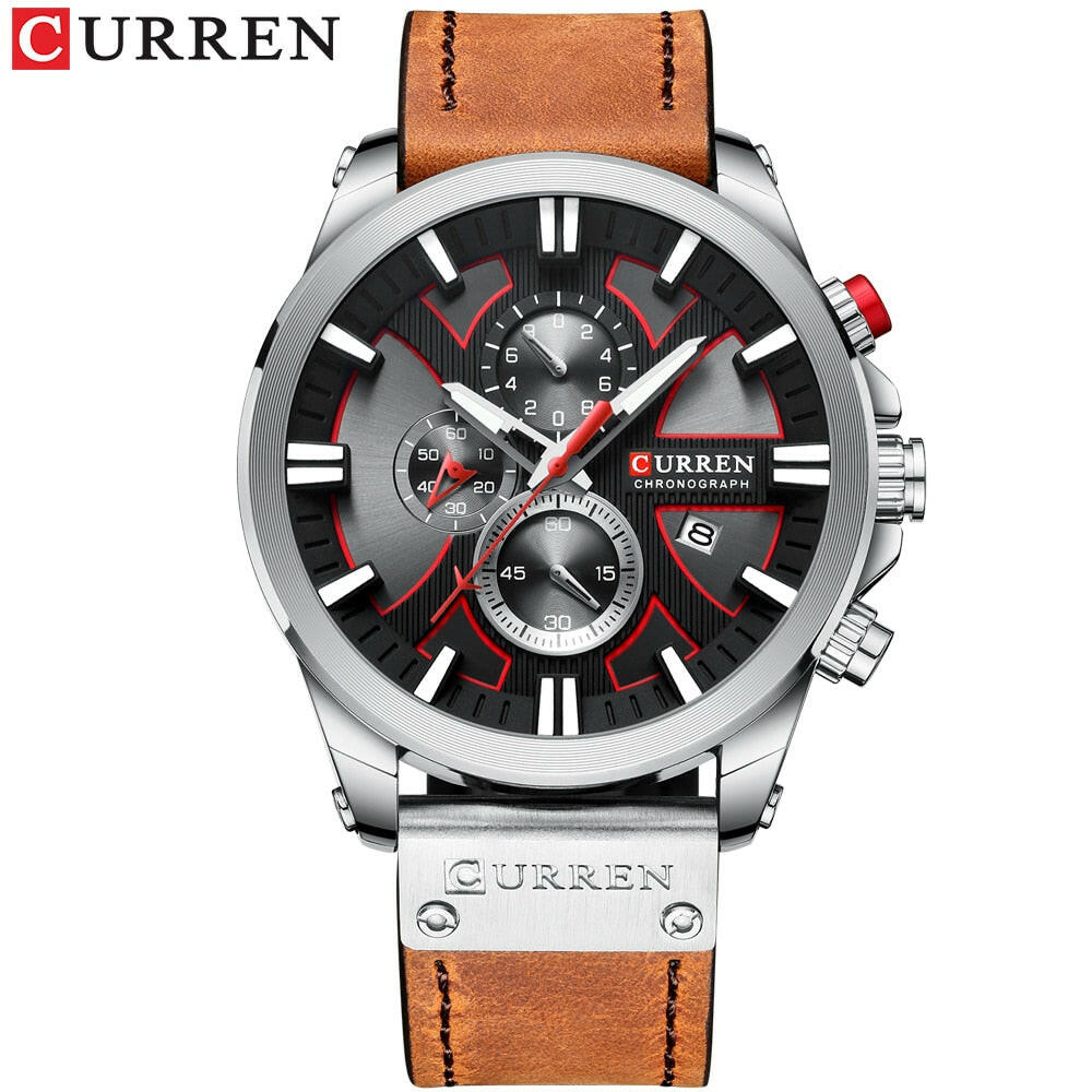 CURREN Chronograph Sport Men's Quartz Watch.