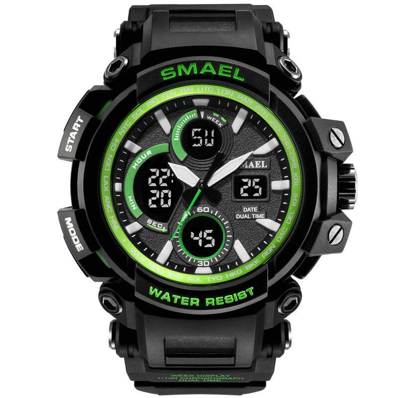 SMAEL 1708B Sport Watches Waterproof Men Watch LED Digital Watch Military Male Clock Relogio Masculino erkek kol saati Men Watch.