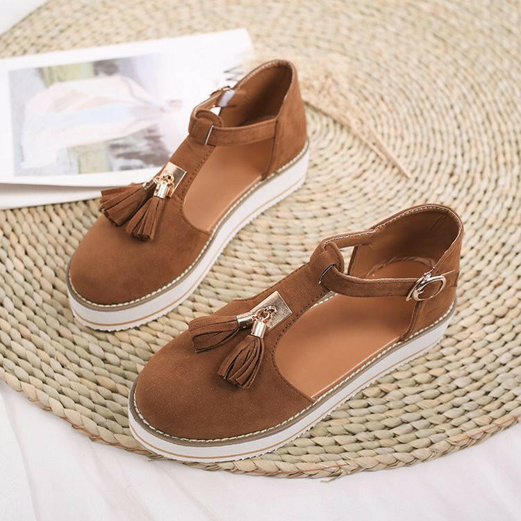 Casual Tassel Flat Sandals for Women.