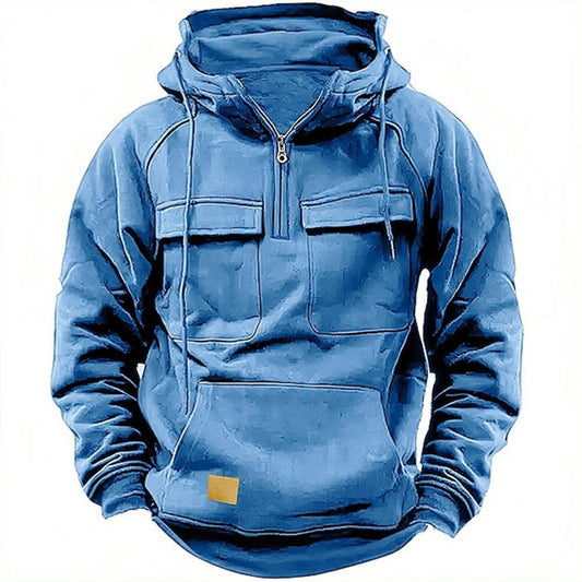 Men's Autumn & Winter Hooded Youth Hoodie – Casual Workwear Hoodie.