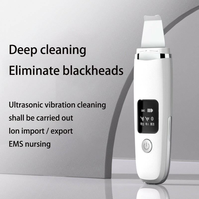 Ultrasonic Skin Shovel – Blackhead Removal & Deep Pore Cleansing Beauty Instrument.