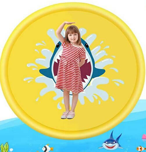 170 CM Summer Children's Baby Play Water Mat Games Beach Pad Lawn Inflatable Spray Water Cushion Toys Outdoor Tub Swiming Pool.