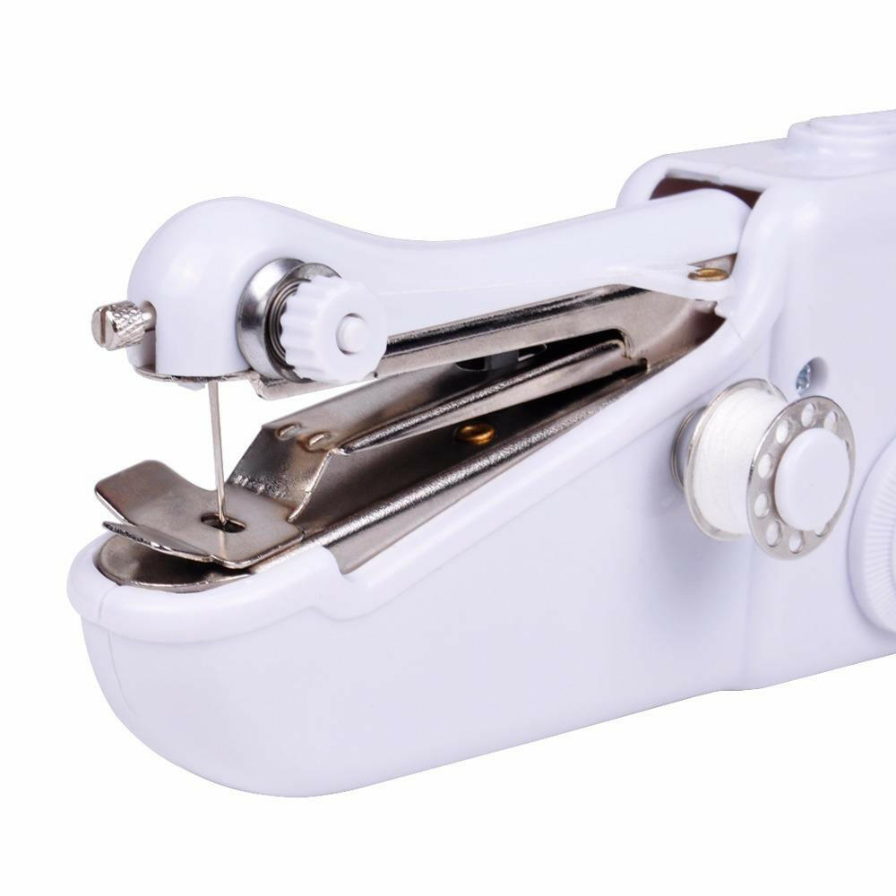 Mini Handheld Sewing Machine Portable Needlework Cordless Household Handy Stitch Electric Clothes Fabric Sewing Tools.