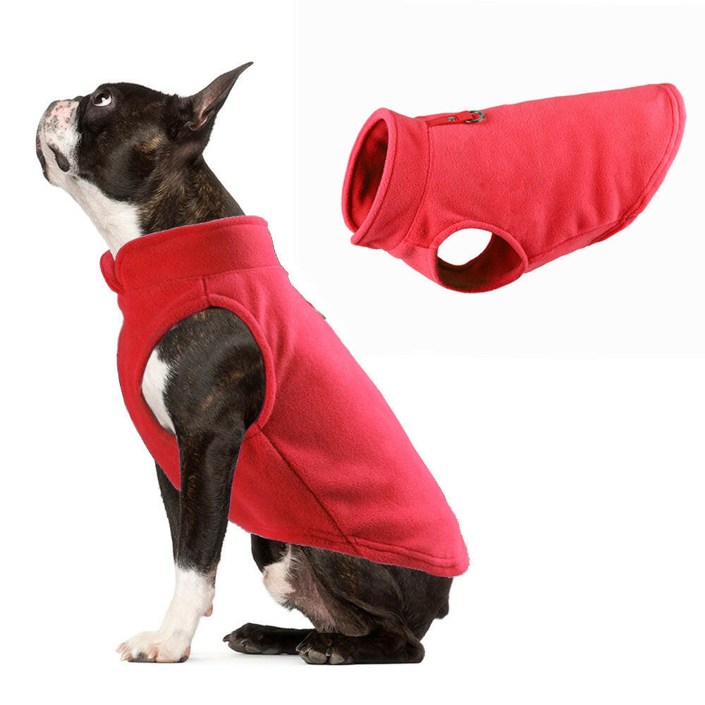 Thickened Solid Color Fleece Dog Clothing – Cozy Pet Apparel for All Breeds.