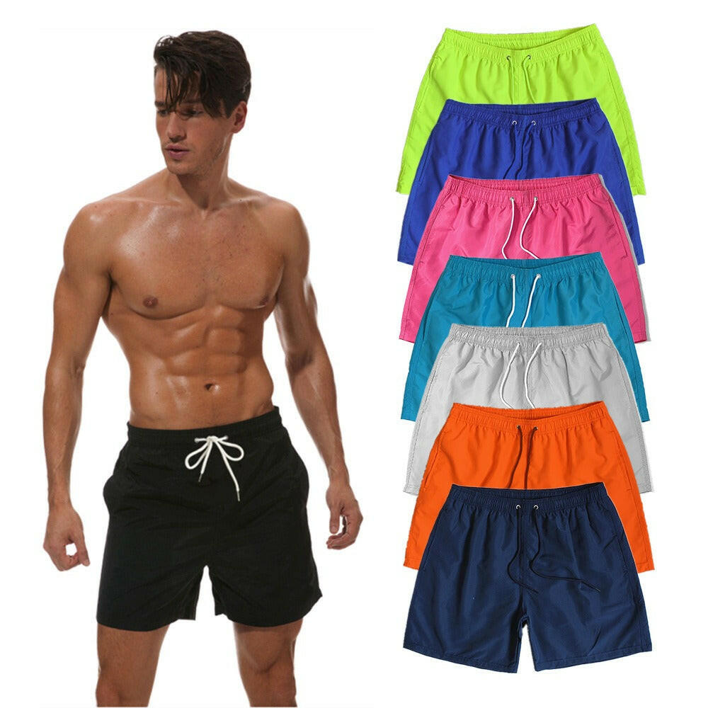 Men's 100% Polyester Beach & Surfing Shorts.