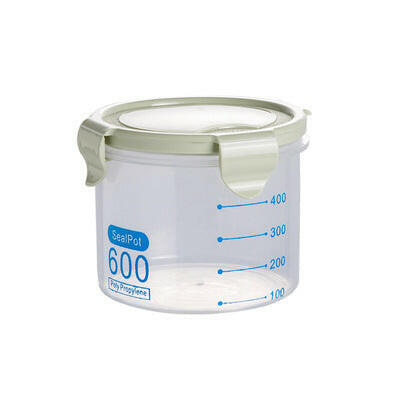 Transparent Plastic Sealed Jar Refrigerator Fresh-Keeping Jar Kitchen Grain Storage Box Food Storage Storage Tank.