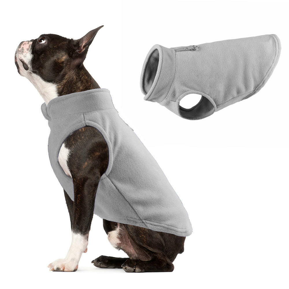 Thickened Solid Color Fleece Dog Clothing – Cozy Pet Apparel for All Breeds.