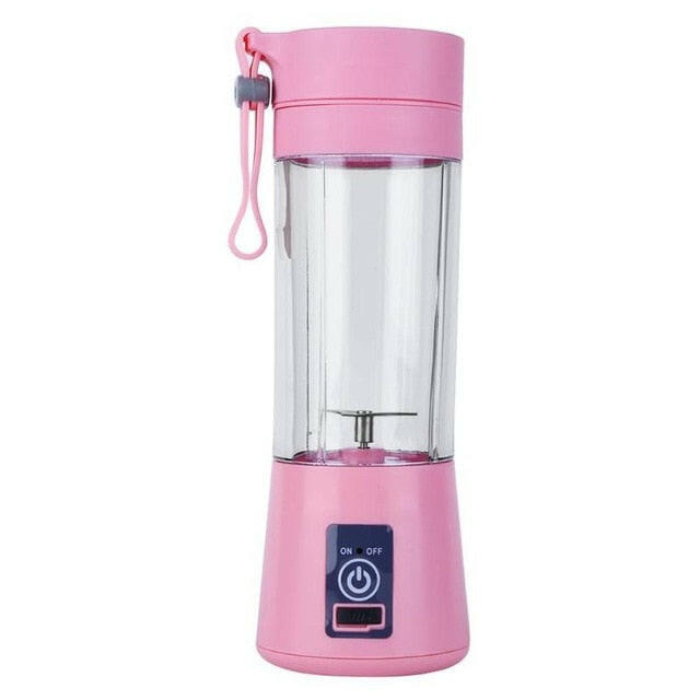 380ML 2/4/6 Blades Handhels Juicer Bottle Portable Mini USB Electric Fruit Citrus Lemon Juicer Blender Squeezer Reamer Machine.