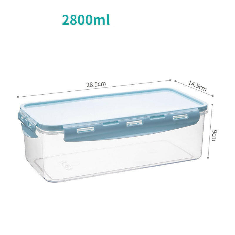 Japanese Style Refrigerator Storage Box Food Freezer Box Kitchen Storage Fresh Keeping Plastic Storage Sealed Box.