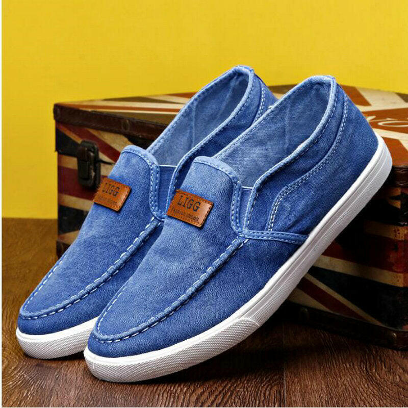 Men’s Summer Outdoor Canvas Flats.