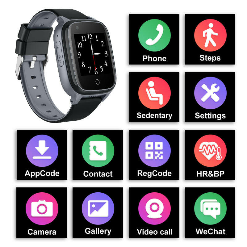 D32 Elderly Positioning Phone Watch | 4G Anti-Lost Waterproof Smartwatch with GPS Positioning.