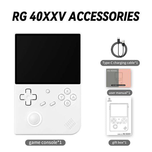 ANBERNIC RG40XXV Vertical Retro Handheld Game Console – Nostalgic Portable Gaming with Lighting Effect.