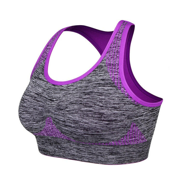 Shockproof Quick Dry Padded Sports Bra - The Ultimate Fitness Companion.