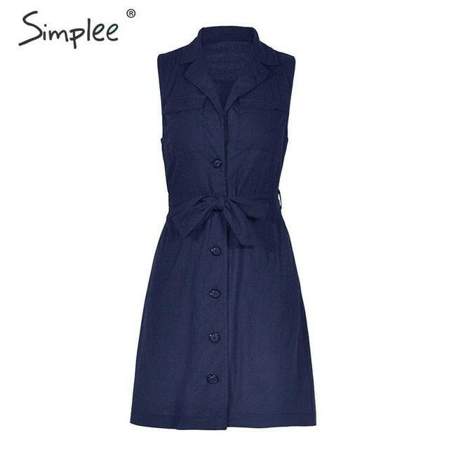 Elegant Short Women Blazer Dress Sexy Bow Tie Belt Female V-neck Summer Shirt Dresses.